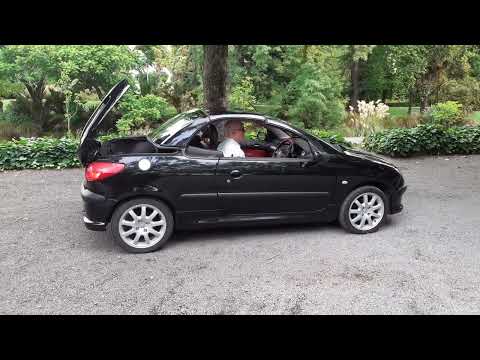 Peugeot 206cc roof opening