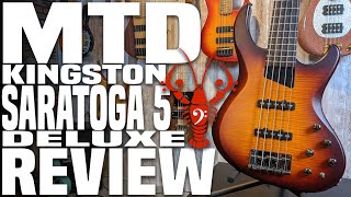 Video thumbnail for MTD Kingston Saratoga Deluxe 5 - Modern Magnificence with Classic Tone - LowEndLobster Review by LowEndLobster