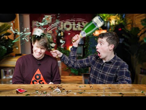 YouTubers Test Breakable Movie Props On Each Other's Heads