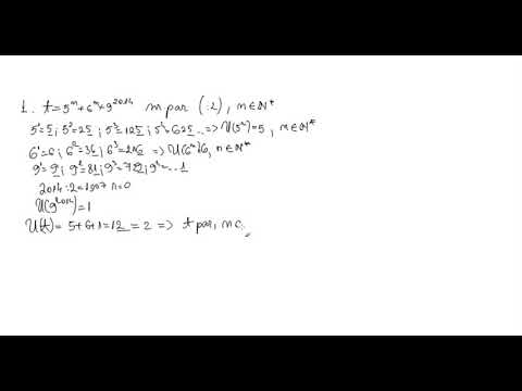 Demonstratie numar par  Suma divizibila cu un numar