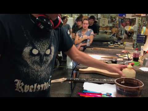 Guitar build with Paul Reed Smith