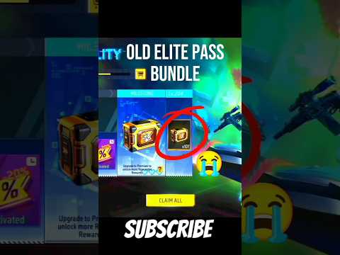 OLD elite pass BUNDLE😭 Milega S6 Booyah pass se😢 ? free fire 🔥