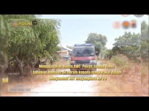POLRES SUMBA TIMUR BAKSOS AIR BERSIH JELANG HARI BHAYANGKARA