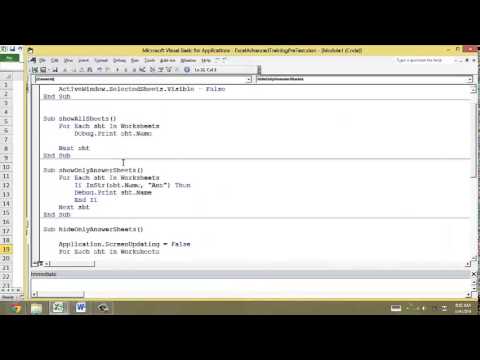 Excel VBA 28 2 Hide Unhide Worksheets With Excel Macro