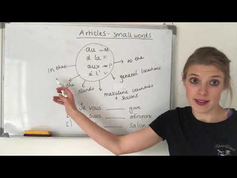 Au, à la, á l', aux (French definite articles) -  short version