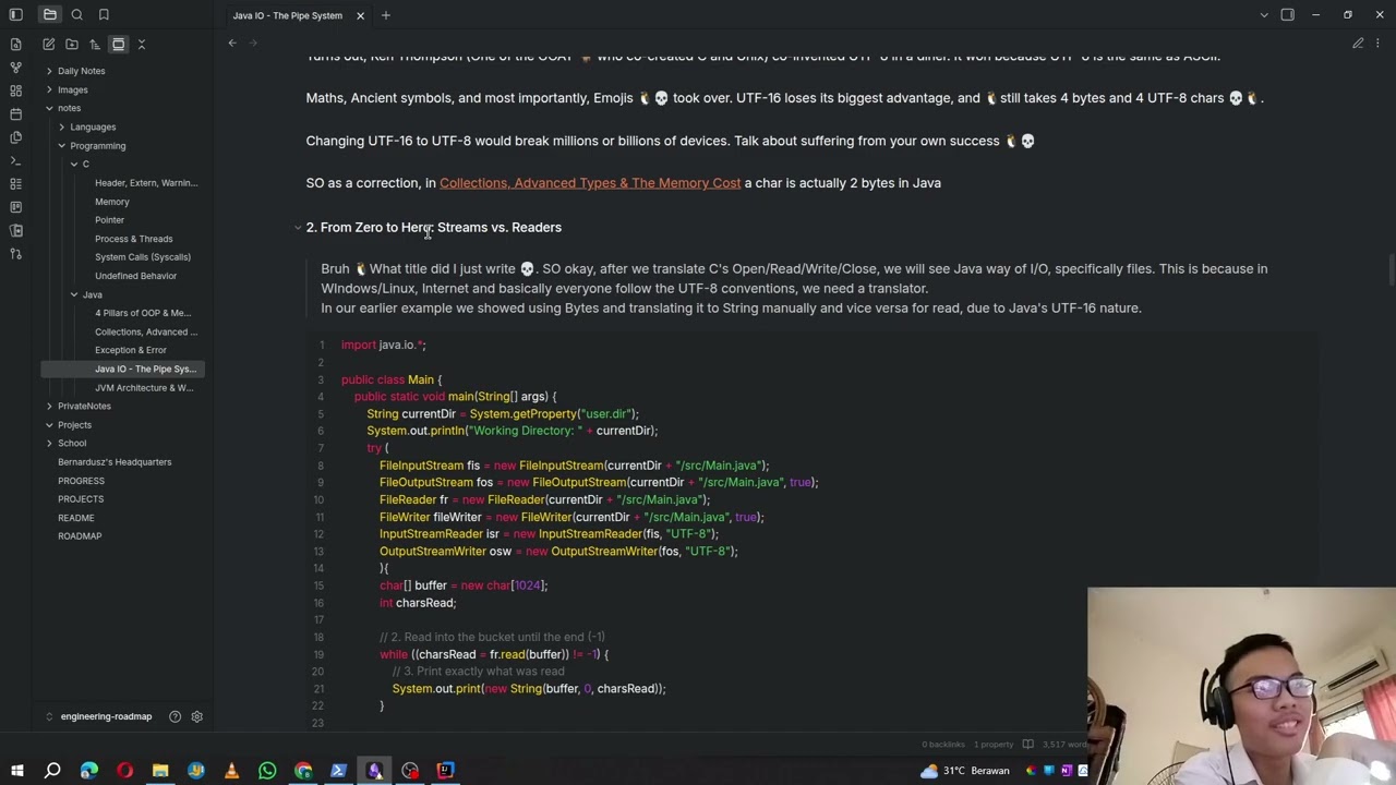 File Input/Output - Java - 2.5 Year Engineering Plan