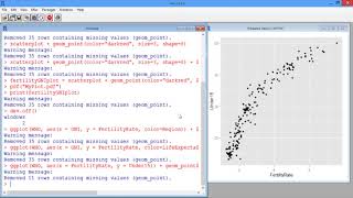 7.2.9 An Introduction to Visualization - Video 5: Advanced Scatterplots Using ggplot