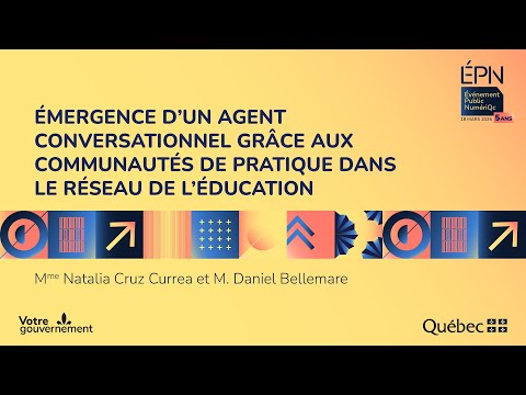 Émergence d’un agent conversationnel grâce aux communautés de pratique dans le réseau de l’éducation