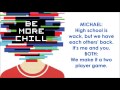 Two Player Game - BE MORE CHILL (LYRICS)