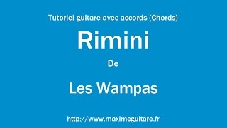 Rimini (Les Wampas) - Tutoriel guitare avec accords et partition en description (Chords)