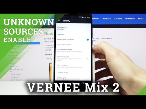 How to Allow Unknown Sources on VERNEE Mix 2 – Download Apps From Unknown Sources
