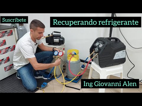 Recovering refrigerant gas in a mini split, How to use a recovery unit.