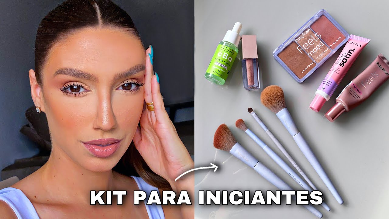 Watch Now *MONTEI UM KIT DE MAQUIAGEM PARA INICIANTES SÓ COM BARATINHOS* e mostrei como usar cada produto!!! *MONTEI UM KIT DE MAQUIAGEM PARA INICIANTES SÓ COM BARATINHOS* e mostrei como usar cada produto!!!