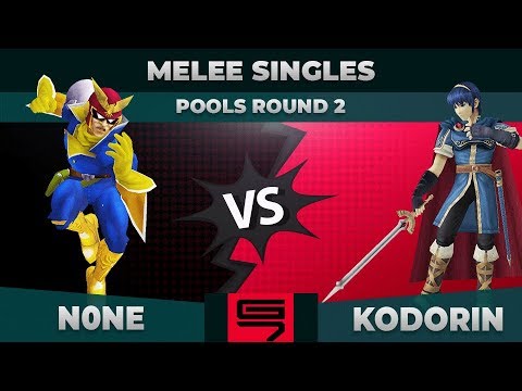 n0ne vs KoDoRiN - Melee Singles: Pools R2 Winners Semifinal - Genesis 7 | Captain Falcon vs Marth