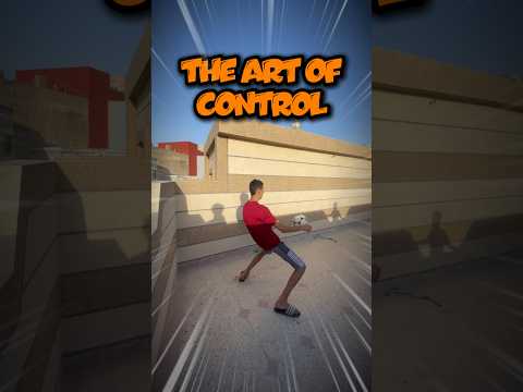 The Art Of Control 🔥 #footballshorts #football #futeball #soccer #shortvideo #footballskills