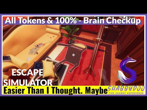 All Tokens For Edgewood Mansion Brain Checkup +100% | Edgewood Mansion | Escape Simulator