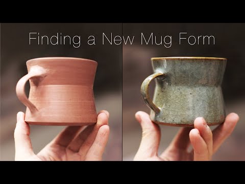 How to Throw and Handle an Angular Stoneware Mug — Narrated