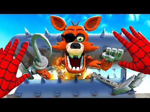 FOXY From FNAF Gets Shredded Into Pieces - Bonelab VR Mods