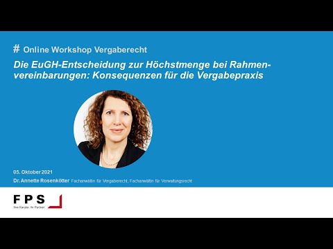 Die EuGH-Entscheidung zur Höchstmenge bei Rahmenvereinbarungen: Konsequenzen für die Vergabepraxis