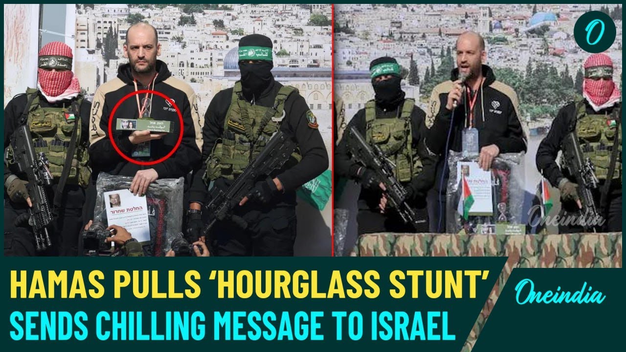 Hamas Forces Hostage Iair Horn To Hold Hourglass In Shocking ‘Time Is Running Out’ Threat To Israel