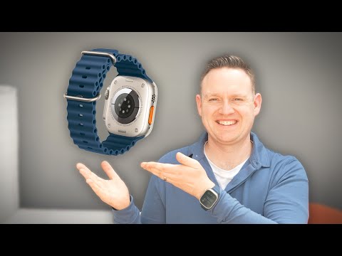 The Apple Watch Ultra Ocean Band is MUCH NICER than I expected! | UNBOXING & REVIEW