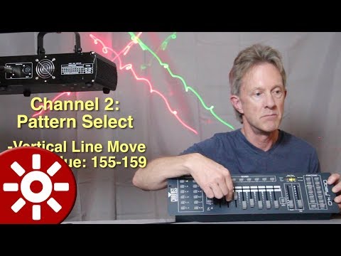 How to Program a Cheap DMX Laser (simple lesson)