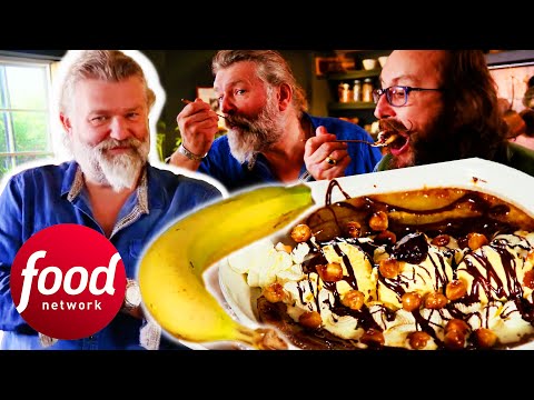 Thumbnail of the video: The Hairy Bikers' Ultimate Banana Split for ADULTS I Hairy Bikers’ Comfort Food