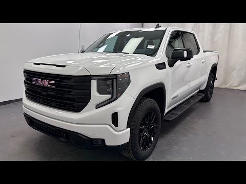 2026 GMC Sierra 1500 Crew Cab Short Box 4-Wheel Drive Elevation in White for sale at Davis GMC Buick Lethbridge in Lethbridge, AB