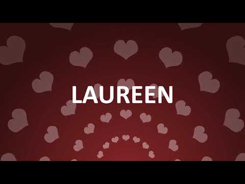 HAPPY BIRTHDAY LAUREEN