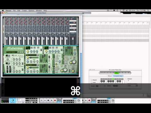 Propellerhead Reason 5 Tutorial 1 - basic synths