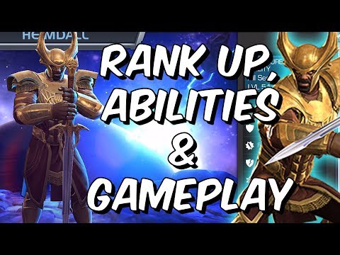 Heimdall Rank Up, Abilities & Gameplay - The True Strike King - Marvel Contest Of Champions