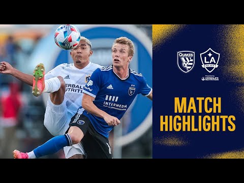 HIGHLIGHTS: San Jose Earthquakes vs. LA Galaxy | June 26, 2021