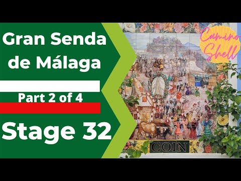 Gran Senda de Mlaga - Monda to Los Llanos Sportsground, Con. Stage 32 Part 2 of 4 (Camino Shell)