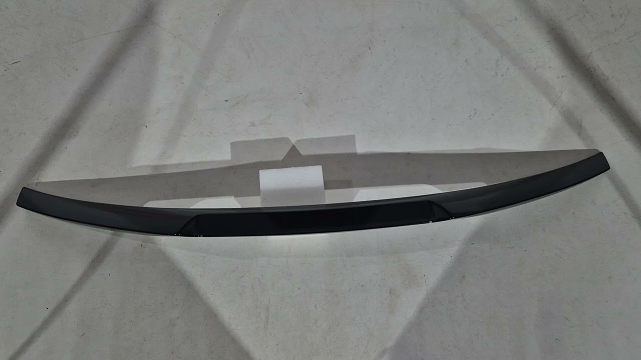 Спойлер M4-Style V1 (для F32, Черный Глянец) Video 1