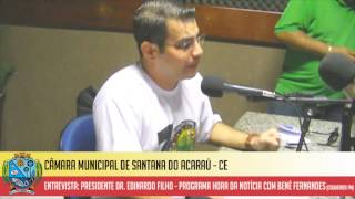 preview picture of video 'CMSA - Entrevista com o Presidente Dr. Edinardo Filho (13/08/2014)'