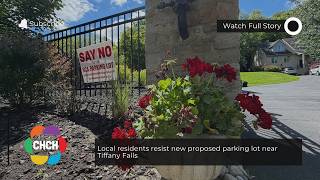 Local residents resist new proposed parking lot near Tiffany Falls