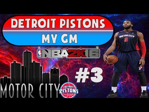 NBA 2K16 Detroit Pistons MY GM Ep. #3 - ANDRE THE GIANT!
