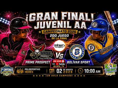 Prime Prospect vs Bolívar Sport,  Gran Final 2do Juego (Juvenil AA)