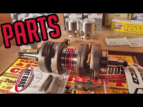 Banshee Rebuild Parts: Wiseco Pistons, Hot Rods Crank, Vertex Seals