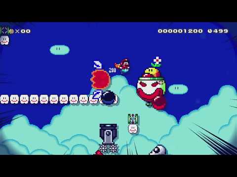 初めてのマント半自動　→とYを長押し　Keep【→+Y】 by ゆいと♪Z♪ - Super Mario Maker - No Commentary 1bl
