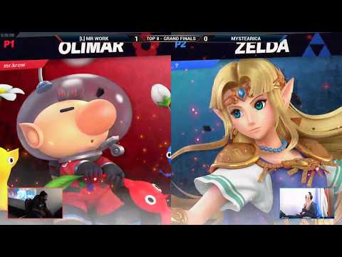 Ox3 [Ultimate] - GR Krow (Olimar, Wolf, Donkey Kong) vs Mystearica (Zelda) - Grand Finals