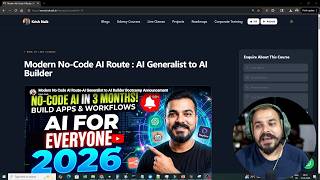 Modern No-Code AI Route Bootcamp Announcement