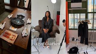 NYC Diaries S2 Ep9: GRWM, Straighten my Hair with Me, BTS Campaign Sho