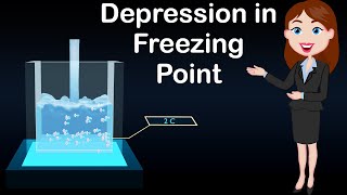 Depression in freezing Point || Solution || Chemistry || animated explanation|| 12th class ||