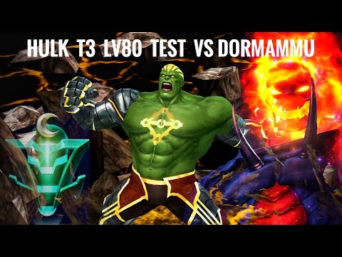 HULK VS DORMAMMU TEST DAMAGE !!! LV.80 T3 GEAR+25