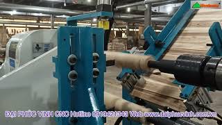 MÁY TIỆN GỖ CNC WOODMASTER 2 Trục làm việc đồng thời