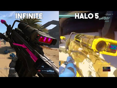 Nornfang Sniper Halo Infinite vs Halo 5