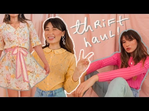 summer try-on thrift haul ? (summer try-on thrift haul ?)