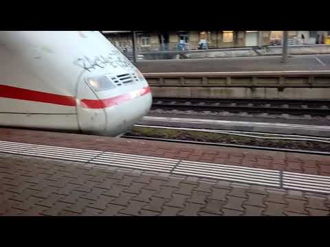 Abfahrt ICE ,, Göttingen " als ICE 78 nach Hamburg Altona