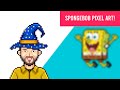 Pixel Art TUTORIAL Drawing Spongebob Squarepants Step By Step Handmade DIY Pixelarttutorial
